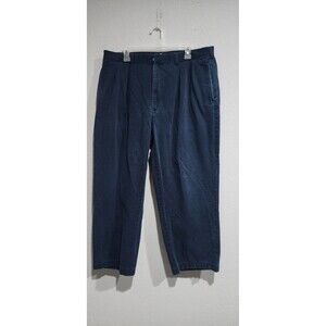 Vtg Polo Ralph Lauren Andrew Chino Pants Mens Size 38x30 (38x25) Pleated Trouser